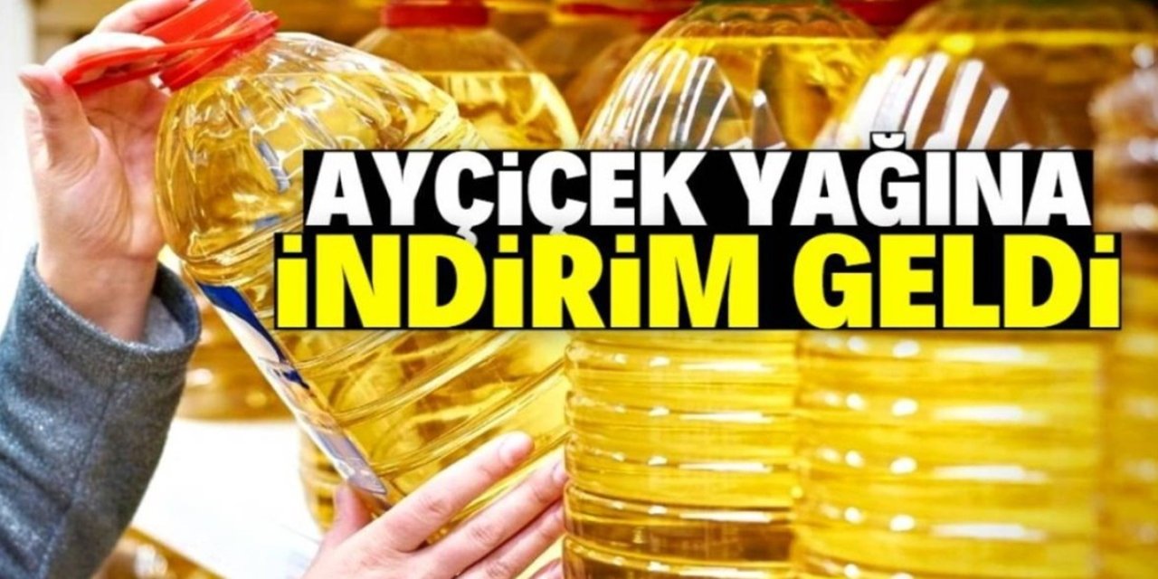Ayçiçek Yağında Beklenen İndirim Geldi: Etiketler Aşağı Çekildi